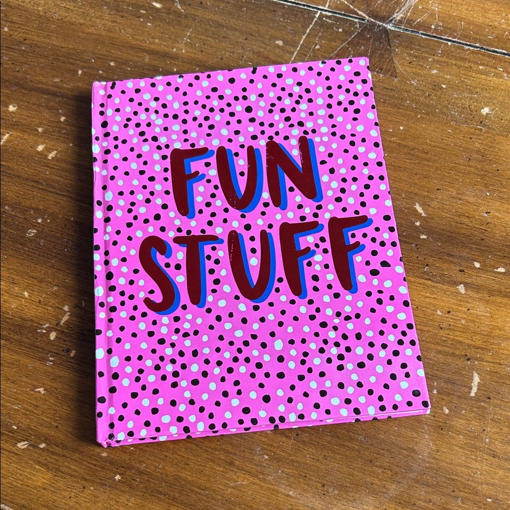 Vibrant Pink Polka Dot Journal Notebook